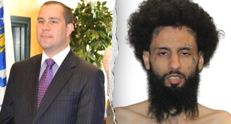 Former mayor stabbed outside blue state business, suspect with multiple arrests charged