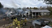 Garage a 'total loss' after large fire in Teutopolis
