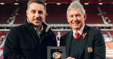 Gary Neville inducted into Premier League Hall of Fame - as former defender joins eight other Man United legends