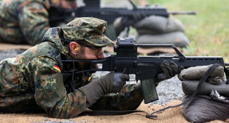 German police 'engage in gun battle with soldiers