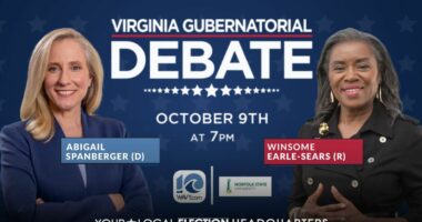 HOW TO WATCH: Spanberger, Earle-Sears to face off in exclusive Virginia gubernatorial debate