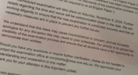 HSC hoax letter