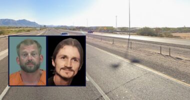 Hammered truck driver slammed into motorcyclist at 100 mph