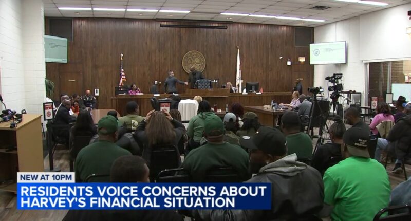Harvey, Illinois residents pack chamber as Harvey City Council, Mayor Christopher J. Clark meet for 1st time since mass furloughs