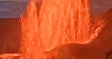 Hawaiian volcano erupts for the 34th time