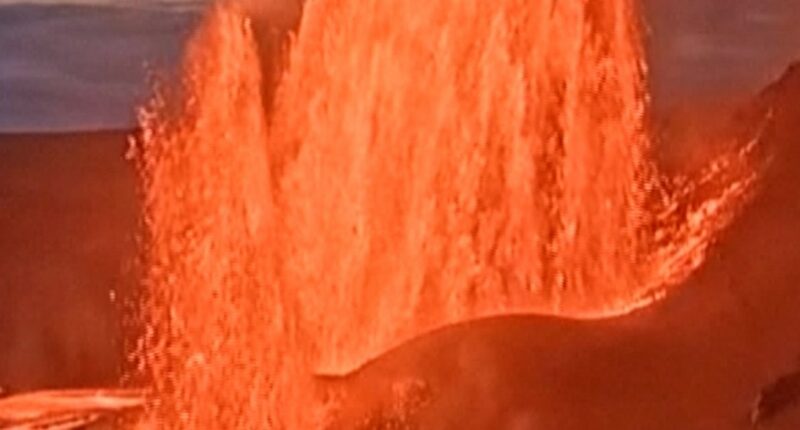Hawaiian volcano erupts for the 34th time