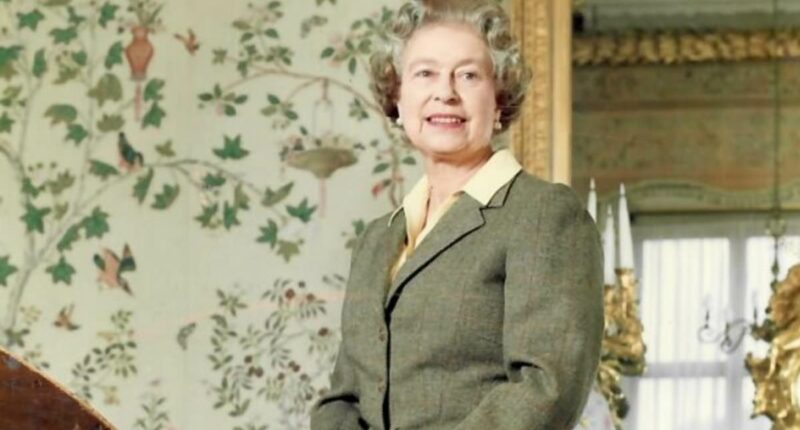 Her Majesty in the saddle: Queen Elizabeth poses on wooden horse at Buckingham Palace for American artist Arnold Friberg in previously unpublished behind-the-scenes shots