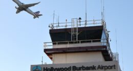 Hollywood Burbank Airport goes without air traffic controllers for 5 hours due to shutdown