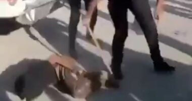 Horrific videos show Palestinians having their legs broken with iron bars and being kneecapped by Hamas enforcers as terror group tightens its grip on Gaza