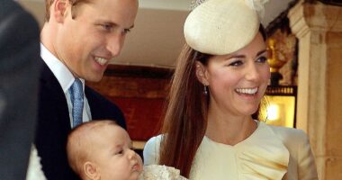 How Prince William and Kate Middleton broke tradition at the christening of Prince George
