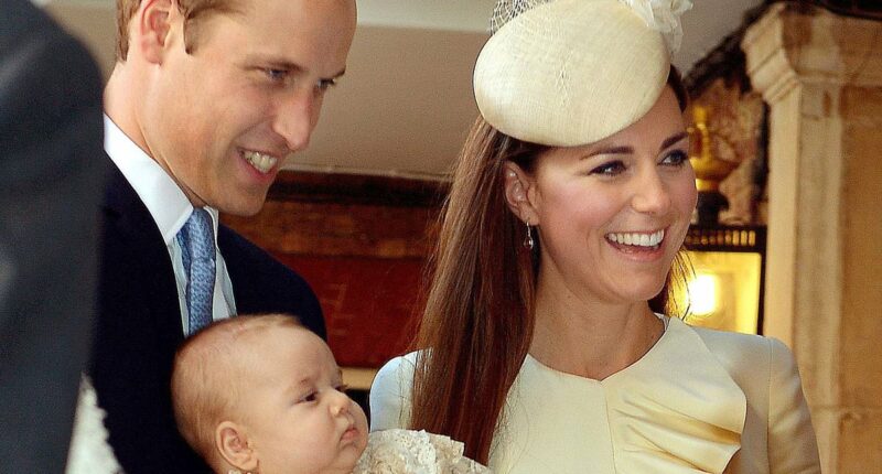 How Prince William and Kate Middleton broke tradition at the christening of Prince George