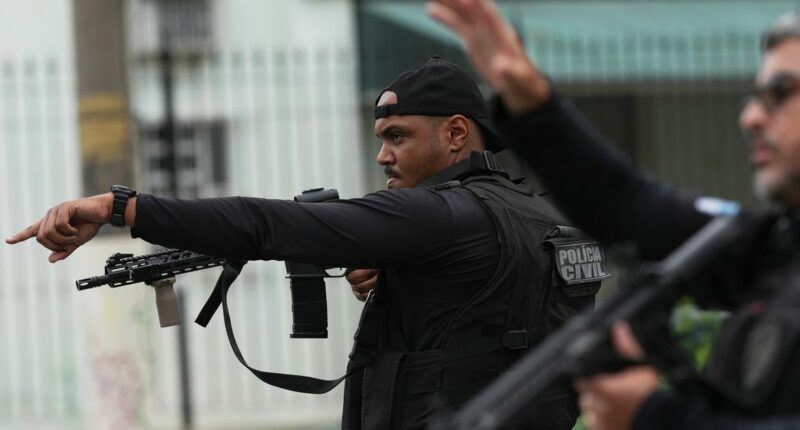 Huge police raid in Rio de Janeiro leaves at least 64 dead