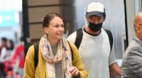 Hugh Jackman and Sutton Foster seen after Deborra-Lee reconciliation