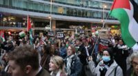 'I don't give a f*** about the Jewish community right now' - protestor