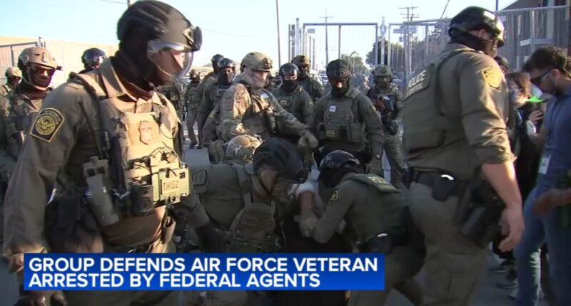 ICE in Chicago: Barricades set up for designated protest zones near Broadview ICE facility; Air Force veteran Dana Briggs arrested