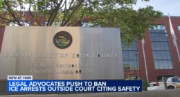 ICE in Chicago news: Legal advocates call for ban on ICE arrests without warrants at Cook County courthouses