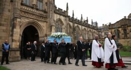 If there was a dry eye among this congregation of champions, then I for one was too welled up to notice: Here's what I saw inside Ricky Hatton's cathedral funeral service, writes JEFF POWELL