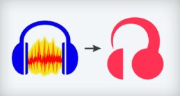If you can get past the terrible logo, Audacity 4 looks pretty great