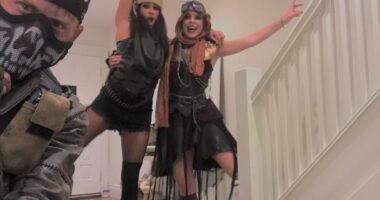 Inside Prince Harry and Meghan's final night of freedom at a Halloween party with Princess Eugenie just hours before news of their relationship broke