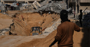 Israel strikes Gaza after it says Hamas attacked across ceasefire line