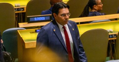 UN delegates walk out as Netanyahu takes the stage