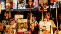 Israelis gather in Tel Aviv, awaiting hostage release