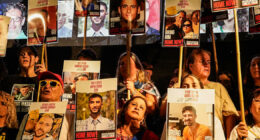 Israelis gather in Tel Aviv, awaiting hostage release