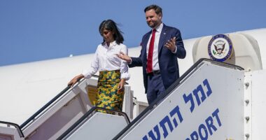 JD and Usha Vance arrive in Israel as Trump's Gaza peace deal shakes