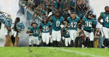 Jaguars' players react after thrilling win over Chiefs on Monday night
