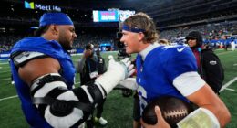 Jaxson Dart, Brian Burns and Giants take down Eagles in huge Thursday night upset
