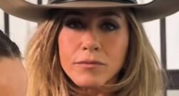 Jennifer Aniston wears a skirt as a DRESS for 'fun' shoot