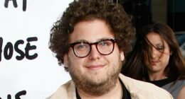 Jonah Hill looks slimmer than ever while on set