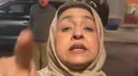 'Karen' in headscarf tries to snatch man's phone as he recorded aftermath of crash involving her Mercedes G-Wagon