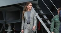 Kate Middleton looks sleek as she visits RAF Coningsby