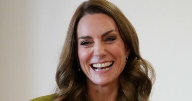 Kate issues good luck message to England's rugby stars as they take on Australia at Wembley