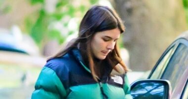 Katie Holmes's daughter Suri Cruise, 19, looks downcast