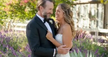 Kevin Costner's ex Christine Baumgartner REMARRIES in Santa Barbara