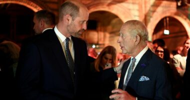 King Charles and Prince William come together for a rare joint engagement at London's Natural History Museum