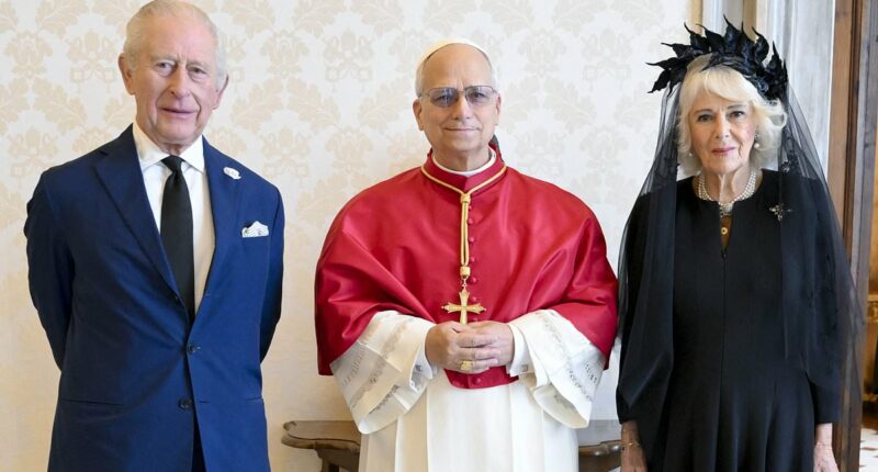 King and Queen arrive at Vatican ahead of historic meeting with Pope