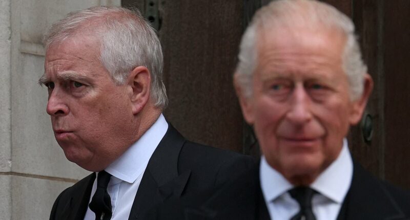 King threatened to shame Andrew by stripping titles unless he agreed