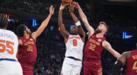 Knicks stun East favorite Cavaliers in 119-111 victory to open season