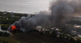 Lingering questions after arson ruled out in devastating fire at judge's waterfront mansion