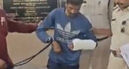 A man has been accused of harassing and inappropriately touching two players from the Australian women's cricket team in the Indian city of Indore.