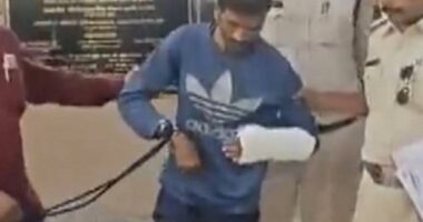A man has been accused of harassing and inappropriately touching two players from the Australian women's cricket team in the Indian city of Indore.
