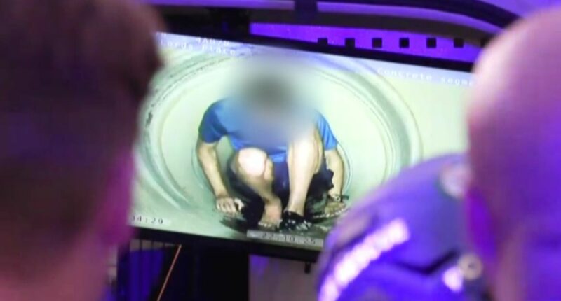 Man caught hiding in stormwater drain to evade arrest in NSW