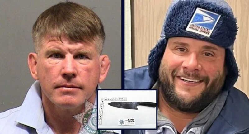 Man convicted of stabbing mail carrier to death in Oregon