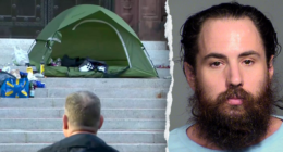 Man faces hate crime charges over 'hundred plus' explosives, threats outside cathedral ahead of SCOTUS event