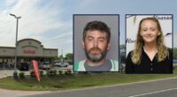 Man who allegedly killed wife complains during failed escape