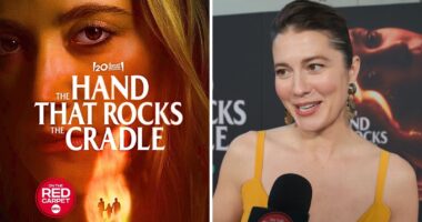 Mary Elizabeth Winstead and Maika Monroe star in Hulu's chilling thriller 'The Hand That Rocks the Cradle' 