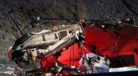 Medical helicopter crashes on California highway, injuring 3 people